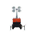 9m 4*400w led floodlights vehicle-mounted trailer Mobile Light Tower